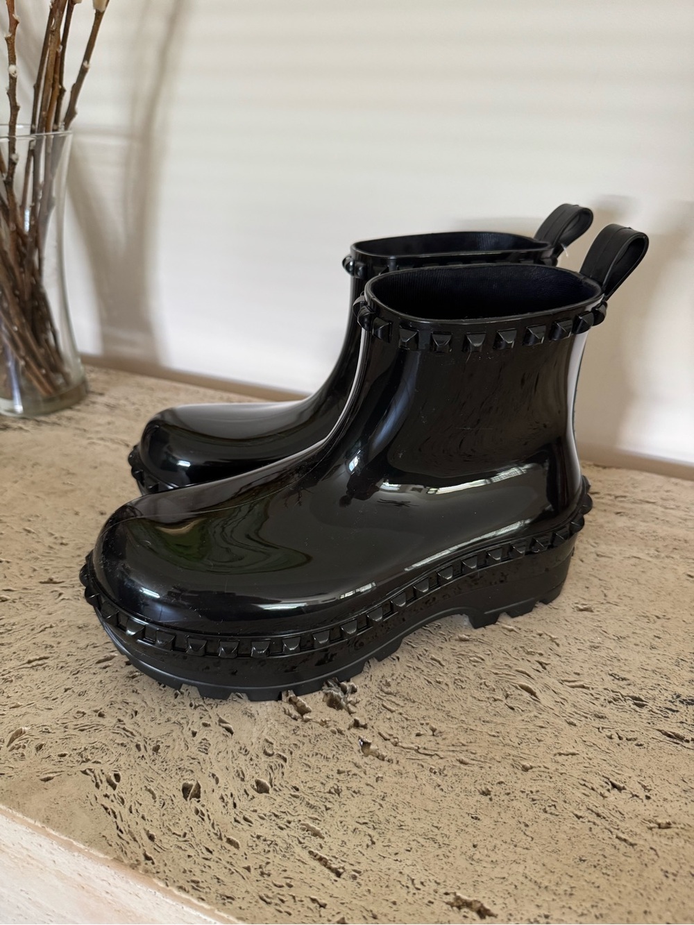 CARMEN SOL Made In Italy Graziano Jelly Studded Boots. Sz EU41. MSRP $295 - Picture 5 of 16